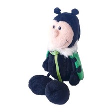 Vintage Nici Marienkäfer Stofftier Schlenker grün selten ca 18cm