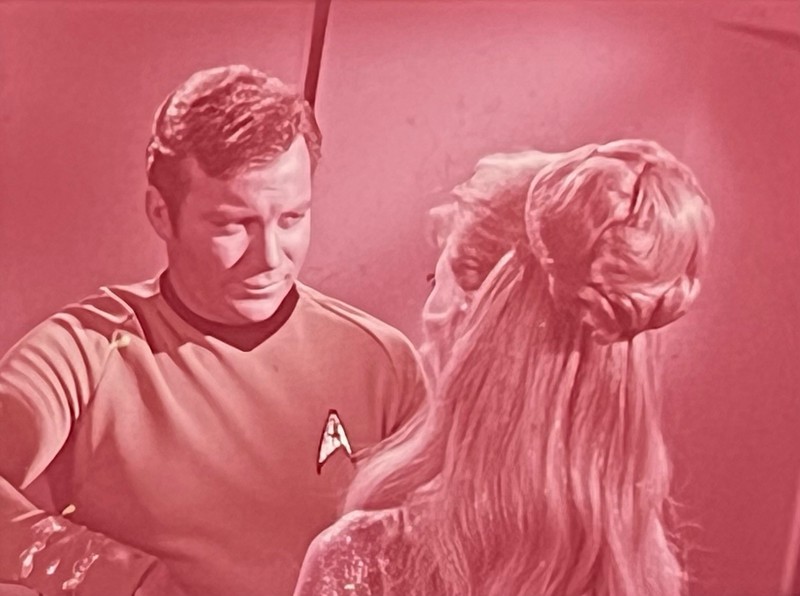 RARE STAR TREK TOS - “WINK OF AN EYE” - Kirk & Deela - 35mm FILM CLIP