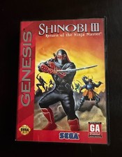 Shinobi 3 Return of the Ninja Master - Sega Genesis - No Manual Tested & Working