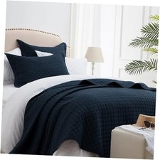 Quilts Queen Size Navy, Full/Queen 90"x96" 11 - Dark Navy - Diamond