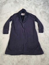 UGG Robe Womens Large Blue Soft Fleece Lined Lounge Bath Wrap Cozy Australia