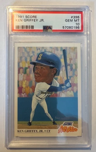 PSA 10 KEN GRIFFEY JR. 1991 SCORE #396 MARINERS HOF GEM MINT