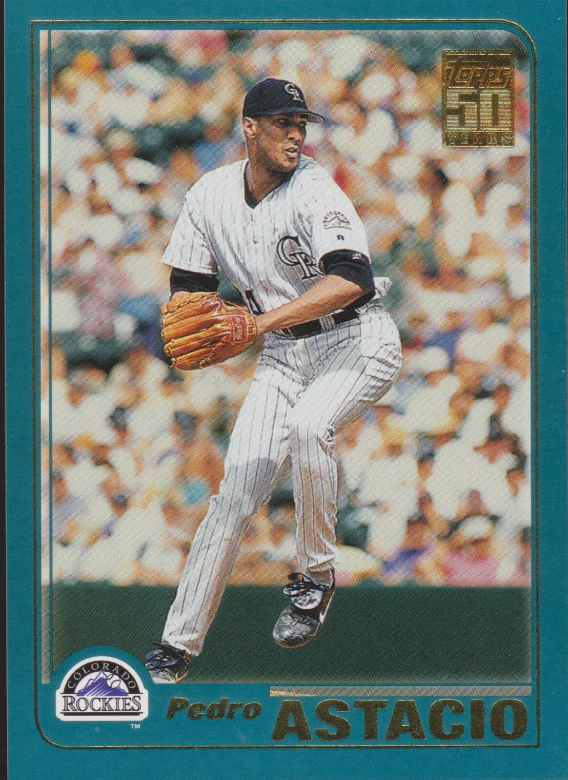 2001 Topps #287 Pedro Astacio Colorado Rockies Baseball Card