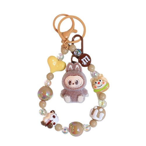 Labubu Doll Keychain Fluffy Bag Charm Car & Phone Ornament Gift Hot Sale - Picture 8 of 29