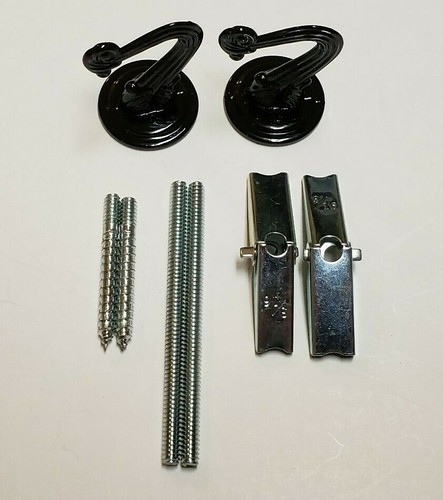 SWAG HAKEN KIT SCHWARZES FINISH FÜR SWAG LICHTER LAMPE TEIL 21111BJB - Bild 2 von 3