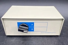 DB25 2 Way Data Transfer Switch Box RS232 Parallel Female Mechanical Switch