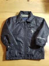 Boys 4 U.S. Polo Assn Toddler Navy Blue Zippered Jacket