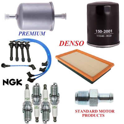Tune Up Kit Filters Cap Spark Plugs Wire Set for Nissan NX L4; 2.0L 1991-1993