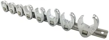 8pc 3/8"-Drive SAE Flare Nut CROWFOOT WRENCH SET w/ Snap-on Snap-off 