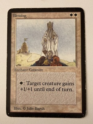 alpha and beta mtg cards Magic the Gathering MTG Alpha BLESSING MP (Beta Bob)