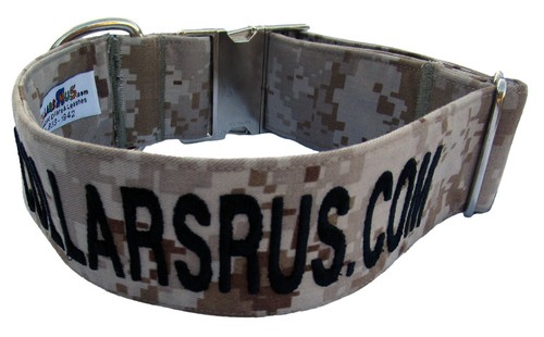 Military and Non-Military Dog Collars 2" High for BIG DOGS! - Picture 11 of 47