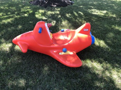 little tikes airplane rocker