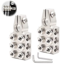 6AWG Battery Post Terminal Connector 12Way 1/0 2 4 8AWG Gauge Positive Negative
