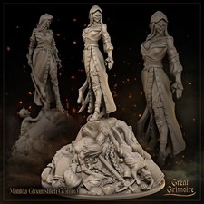 Matilda Gloamstitch Female Fighter Cleric Paladin Barbarian Miniature  D D DnD