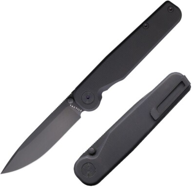 Tactile Knife Rockwall Folding Knife 2.88'' MagnaCut Steel Blade Titanium Handle
