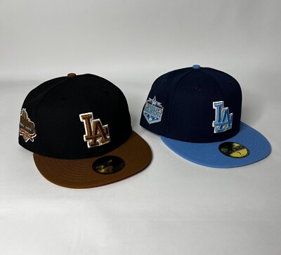 Lot of 2 New Era LA Dodgers 2Pac Snoop Dogg Rappers 59FIFTY