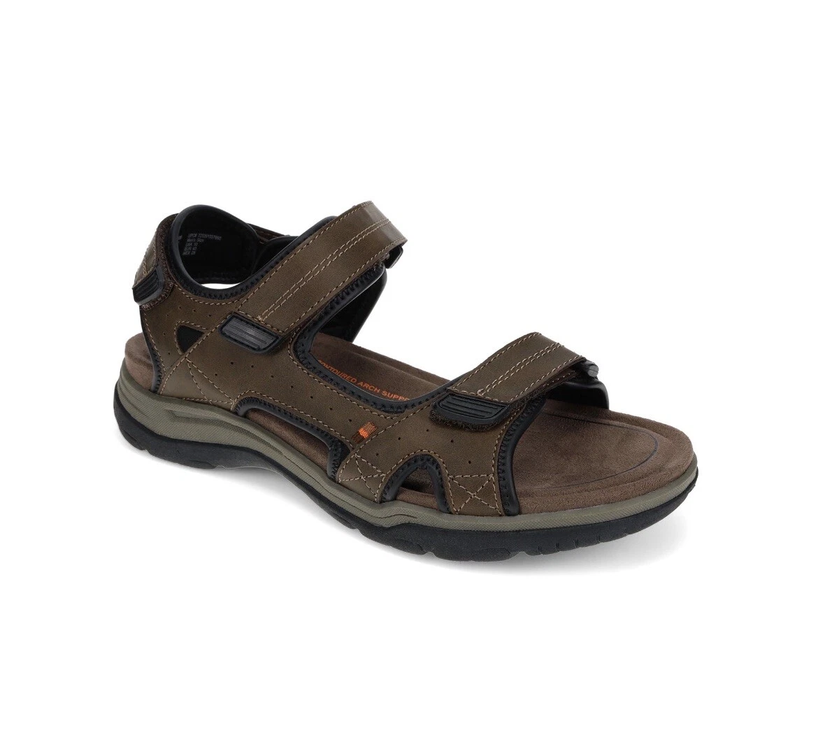 OrthoFeet Cambria Men's Sandals Heel Strap - Free Shipping