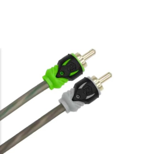 Raptor R5R10 Pro Series 10ft Visible Dual Twist 2-Channel RCA Interconnect Cable - Bild 2 von 2