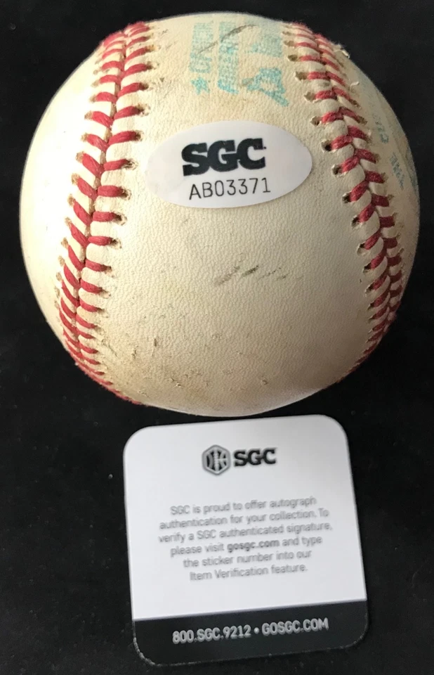 FRANK ROBINSON VINTAGE 1976 AUTOGRAPHED SIGNED AL SPALDING MCPAHIL BASEBALL SGC - Image 2 of 4