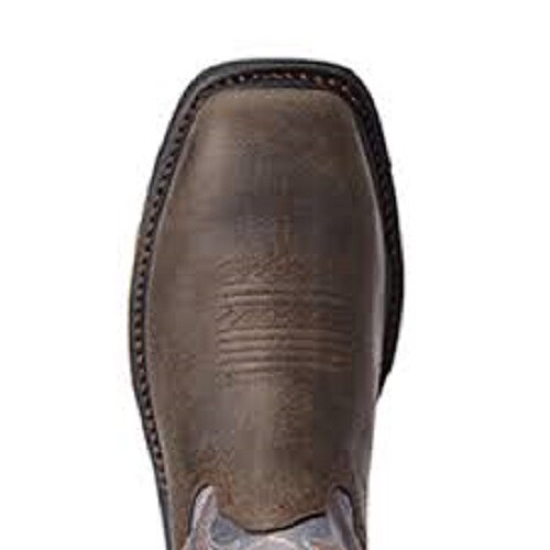 9.5 EE Ariat 10033966 Men's Iron Coffee Leather BigRig Composite Toe WorkBoot * - Picture 2 of 2