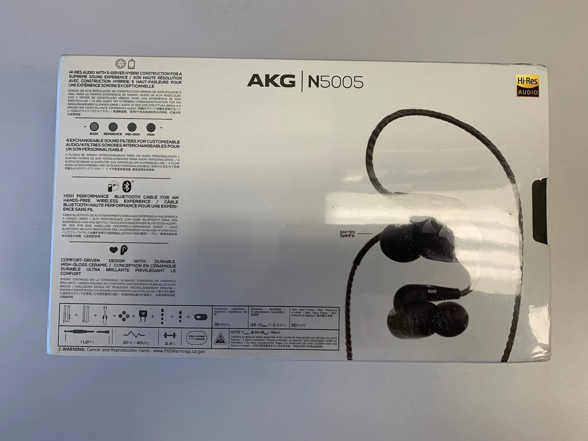 NEW AKG N5005 Reference Class 5-Driver Configuration in-Ear