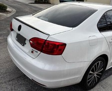 Rear Trunk Lip Spoiler Wing Painted Black Fit For Vw Jetta Mk6 2011-2018 Sedan