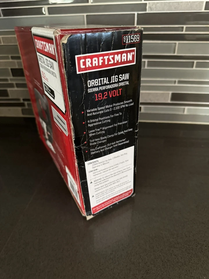 Craftsman 11569 C3 19.2V Orbital Jig Saw with Laser Trac - Part # 11569 - Image 4 of 4