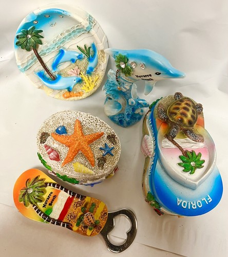 5 Navarra Beach Florida Nic Nac Souvenirs Schmuck Halter Flaschenöffner - Bild 4 von 23
