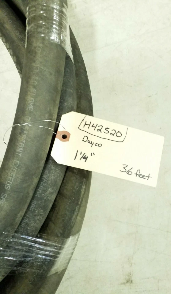 H42520 Dayco 1-1/4" Hydraulic Hose 1625 PSI Max 36' 20FX Made In USA - Image 3 of 4