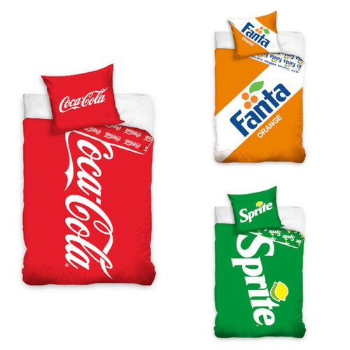 Coca Cola Fanta Sprite Bettwäsche Kinderbettwäsche 135 x 200 cm eBay