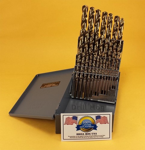 Drill Hog 29 Pc Drill Bit Set Cobalt Drill Bit M42 M35 Stand Lifetime Warranty E - Foto 5