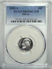 2002-S 10C Roosevelt Dime  PCGS PR69DCAM 90% Silver 22roc0227