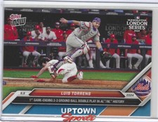 Luis Torrens - 2024 MLB TOPPS NOW Card 279 Game Ending Double Play- Purple-25/25