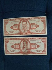 1962 Pele & Garrincha Brasil Campeao Mundial Dez Mil Gols Note  (Extremely Rare)