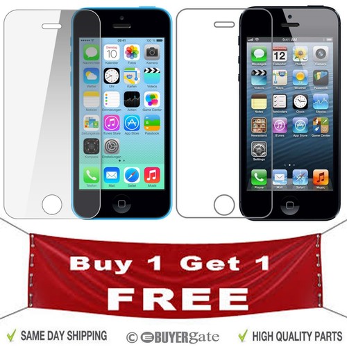 ACENIX 2 x Genuine Tempered Glass Screen Cover Protector Apple iPhone 5 5G 5S 5C - Zdjęcie 10 z 10
