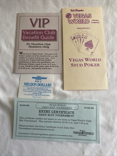 Bob Stupak’s Las Vegas World Memories of Elvis & Bob Anderson Print Souvenirs. - Bild 3 von 5