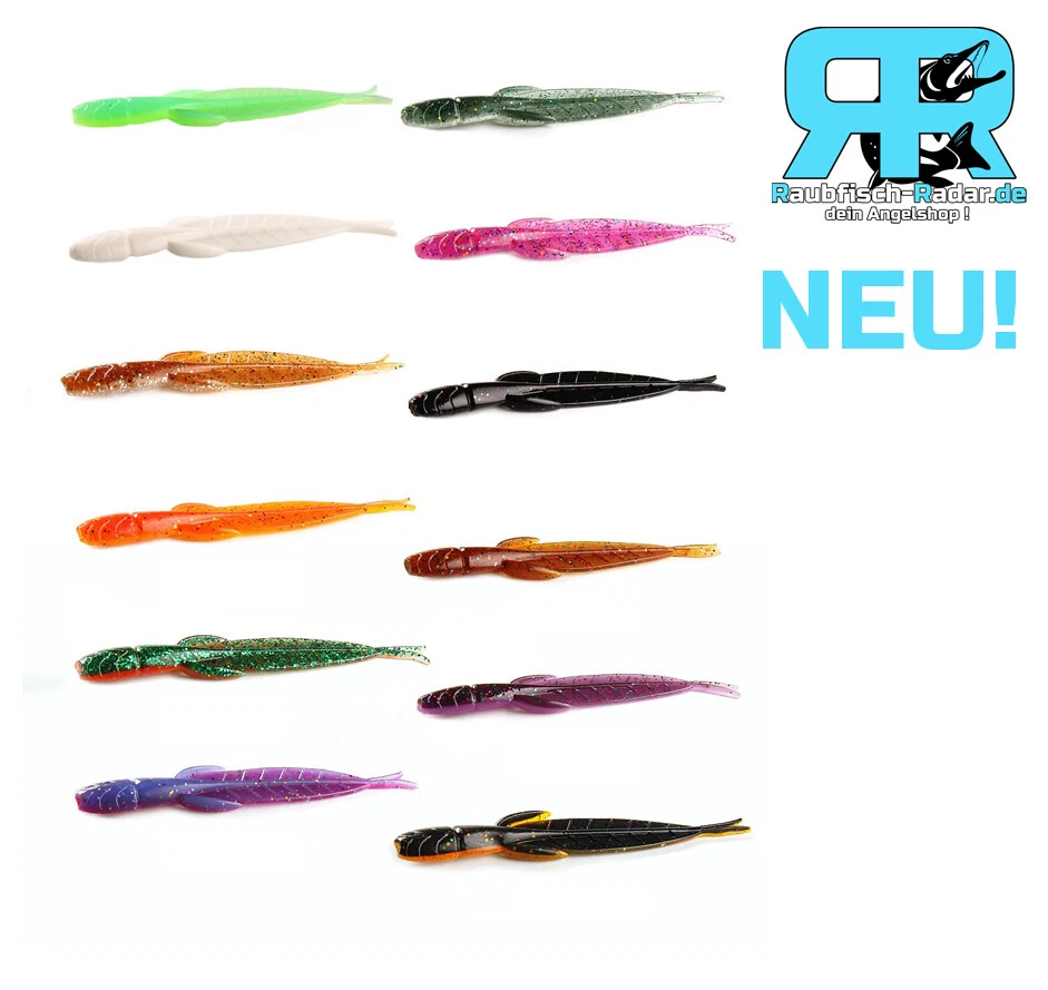 Forellenköder Gummiköder Trout Leech Worm 7,8cm Aroma Trout Bait Forelle Barsch