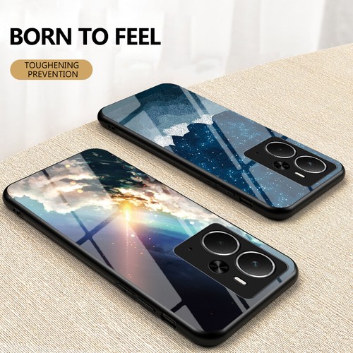 For Realme 14 5G, Shockproof Hybrid Armor Shell Back Space Glass Skin Case Cover - 第 7/17 張圖片