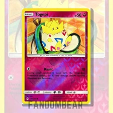 Togepi REVERSE HOLO card 136/214 Sun & Moon Unbroken Bonds 2019 Pokemon TCG Egg