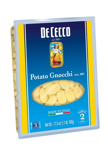 De Cecco Pasta Potato Gnocchi, Case of Twelve 1.1 Lb Packages