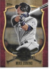 2015 Topps Update Baseball First Home Run Gold Mike Zunino Mariners