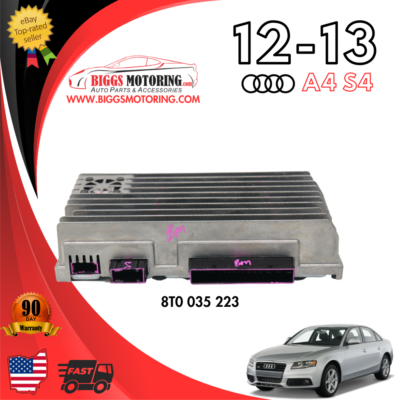 2009-2012 Audi A4 S4 Radio Stereo Audio Amplifier Amp 8T0 035 223