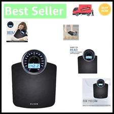 Accurate 400lbs Weighing Scale with Step ON Tech & Stylish Design in New Black