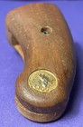 Colt OEM  D-Frame Short Square Butt Smooth American Walnut Panel Grips Gold Meds — photo 6