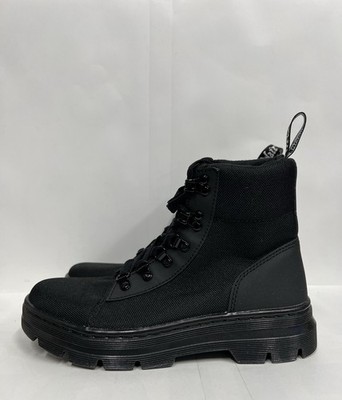 Dr. Martens COMBS Unisex Nylon Black Boots Women Sz US 8 L OR Men s Sz 7