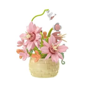 LEGO Icons Orchid Artificial Plant, Building Set with Flowers, Home Decor Gift