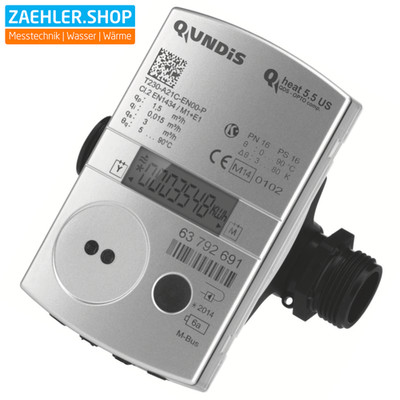 Ultraschall Wärmemengenzähler Qundis Qheat 5.5 QDS OPTO 16-Jahres-Batterie T230