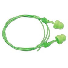 Glide Foam No Roll Twist-In Earplugs, Green, Corded Moldex 6945 923116945040