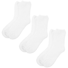 3 Pairs Men Winter Slipper Socks Mens Fuzzy Stocking for Sleeping