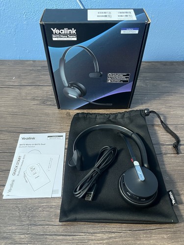 Yealink BH70 Mono Teams USB-A Bluetooth Wireless Headset #1208665 NEW FAST SHIP - Picture 3 of 4